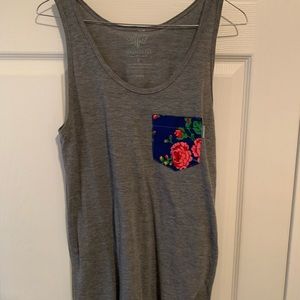 Floral tank top